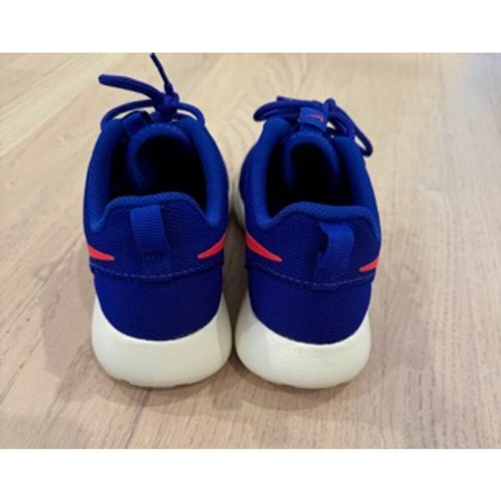 Nike Roche One Blue with Orange Swoosh, Size 7 - Picture 3 of 4
